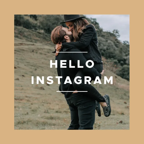 Instagram Greeting Hug Post