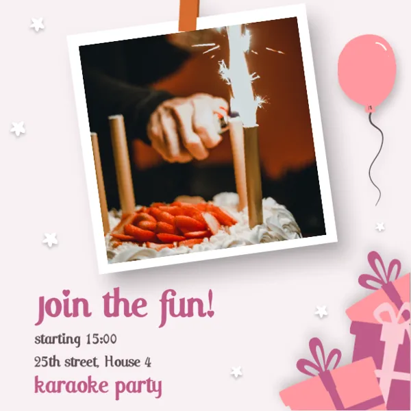 Birthday Invitations With Joyful Designs