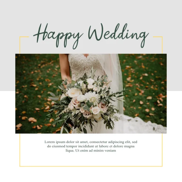 Beautiful Wedding Bouquet Celebration