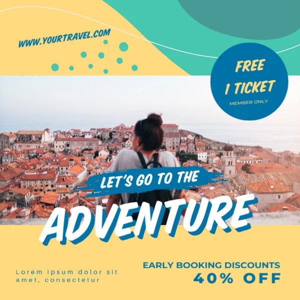 Adventure Travel Promotion Discount Offer