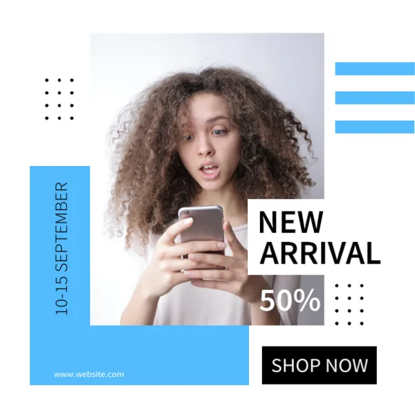 New Arrival Fashion Sale Announcement