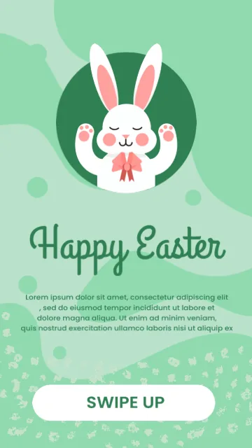 Happy Easter Bunny Greeting