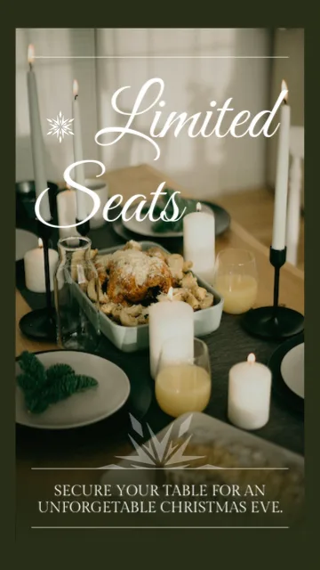Limited Seats Christmas Eve Dinner Story