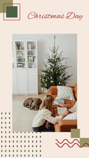 Minimal Christmas Day Home Story