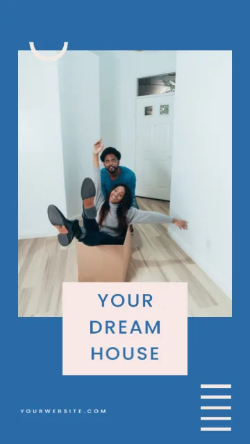 Dream House Moving Announcement Poster