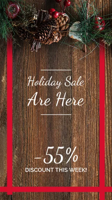 Holiday Sale Discount Story