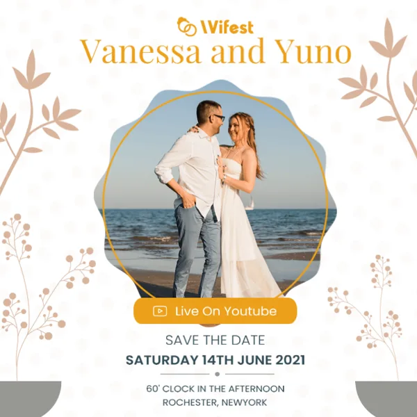 Wedding Save The Date Beach Announcement