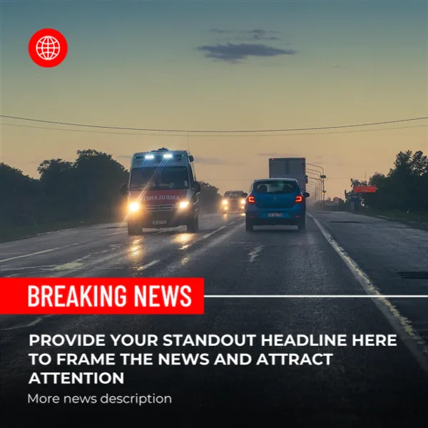 Traffic Breaking News Alert Post