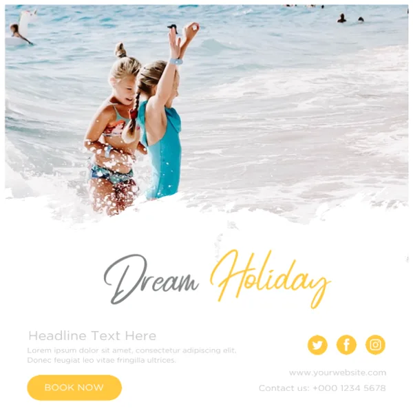 Dream Holiday Booking Poster