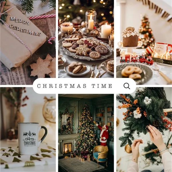 Christmas Time Photo Collage Post