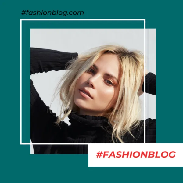 Fashion Blog Advertisement With Hashtag