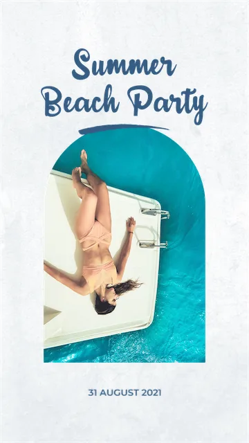 Beach Party Celebration Under Sun