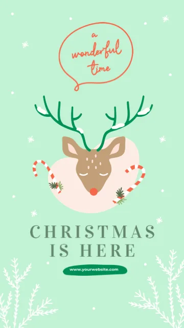 Reindeer Bringing Holiday Cheer