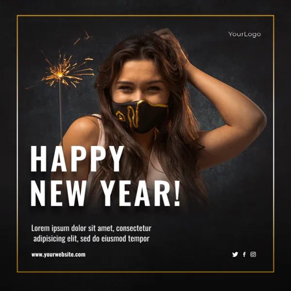 Celebrating New Year With Warm Wishes