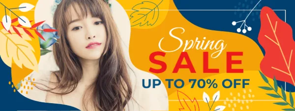 Spring Season Sale Discount Banner