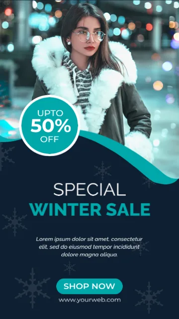 Winter Sales Event With Discounts