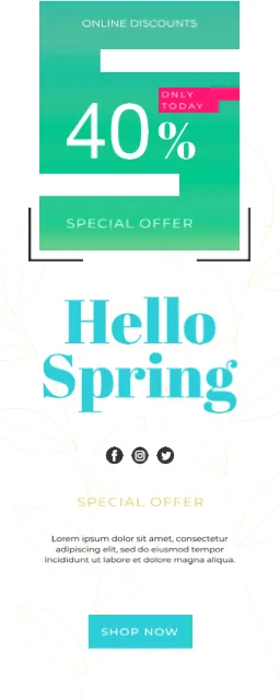 Hello Spring Seasonal Special Offer