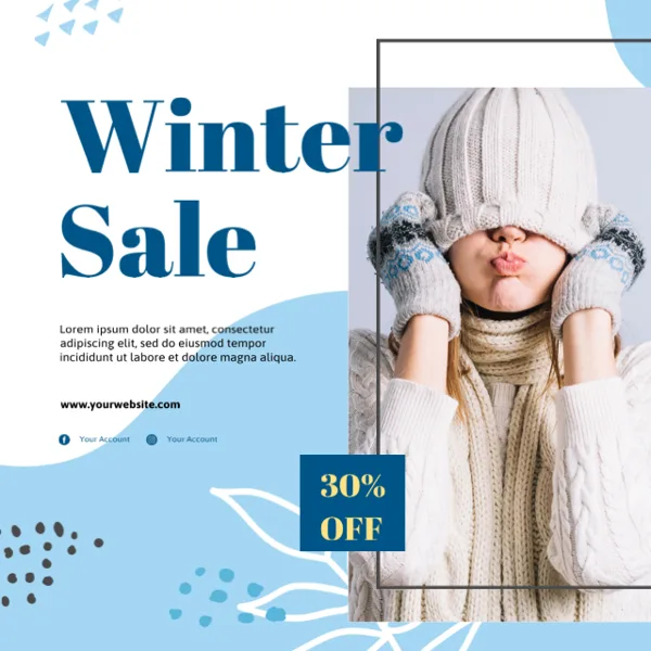 Winter Sale Event For Shoppers