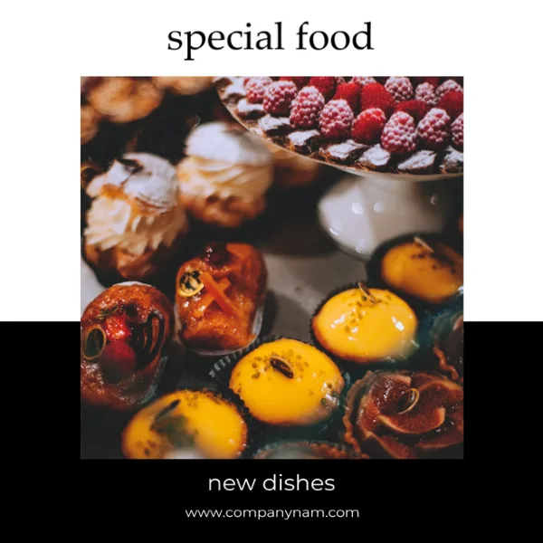 Special Food Dessert Promotion Advertisement