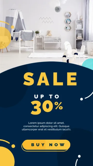 Modern Nursery Room Discount Promotion