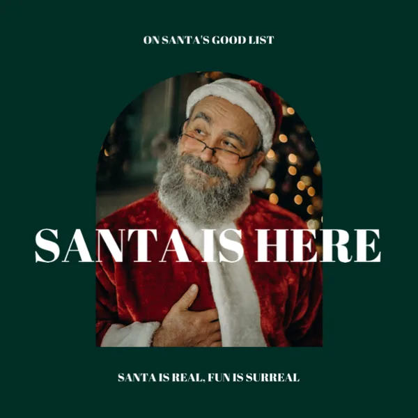 Santa Claus Bringing Christmas Joy