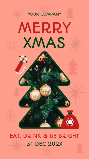 Merry Xmas Tree Celebration Story
