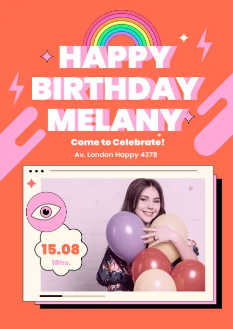 Melany's Colorful Birthday Celebration
