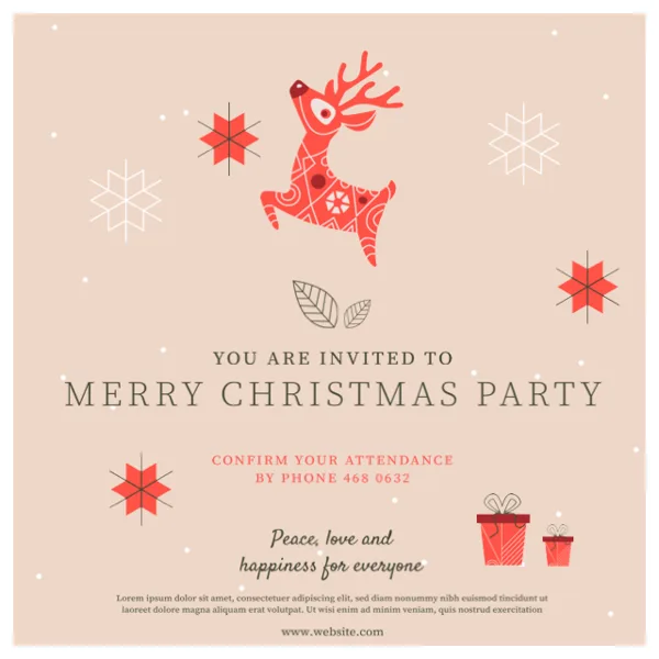 Christmas Party With Festive Joy