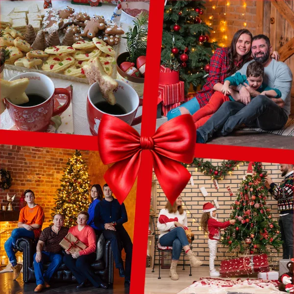 Christmas Family Photo Collage Post