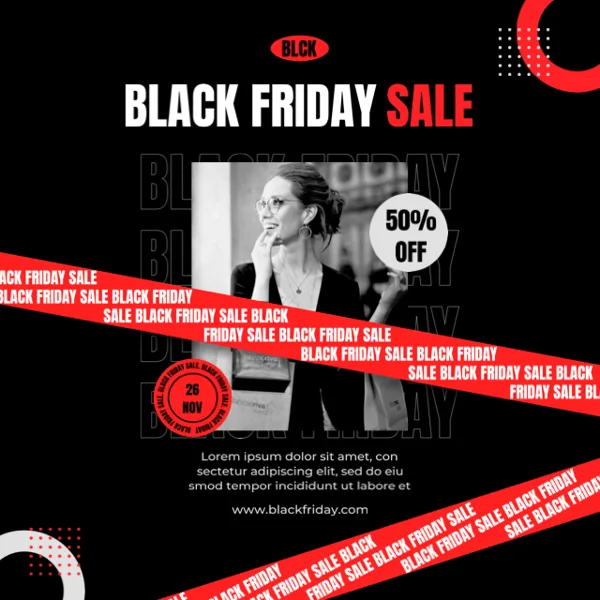 Black Friday Sale Tape Poster