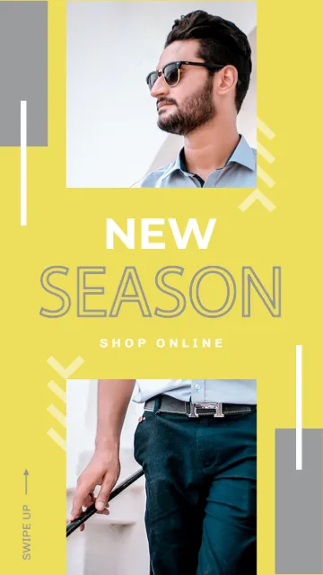New Season Promotion For Men's Style