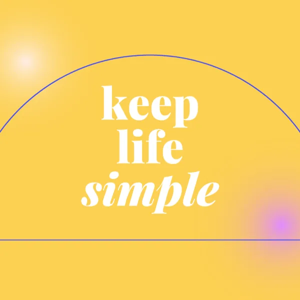Simple Living Emphasized With Bright Colors