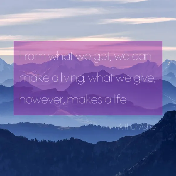 Generosity Makes Life More Meaningful