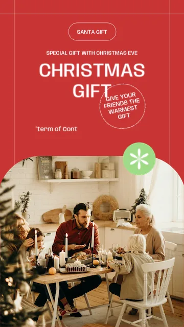 Christmas Gift Family Dinner Story