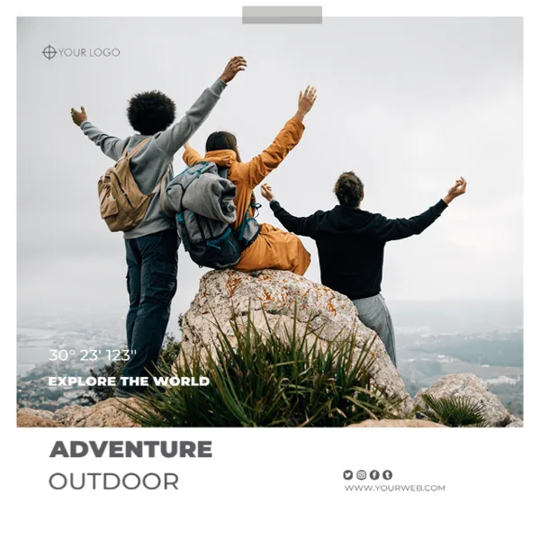 Friends Enjoying Outdoor Adventure Together